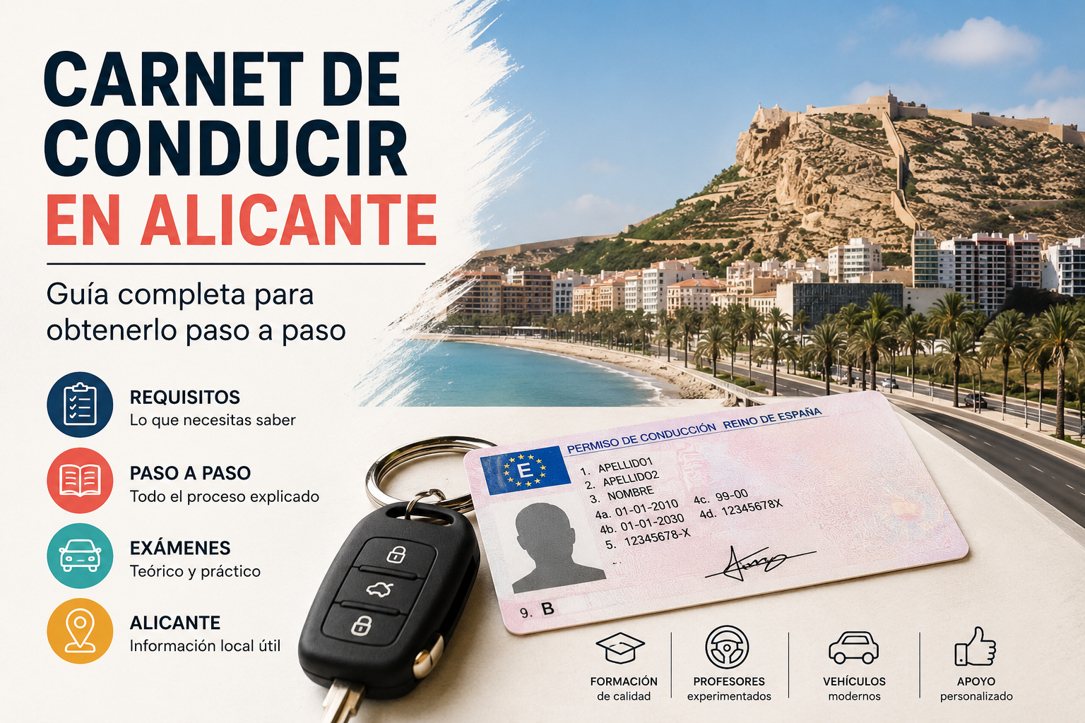 Carnet de conducir en Alicante